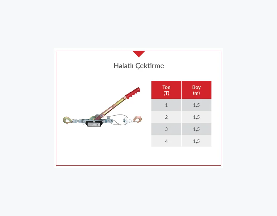 Halatli Cektirme