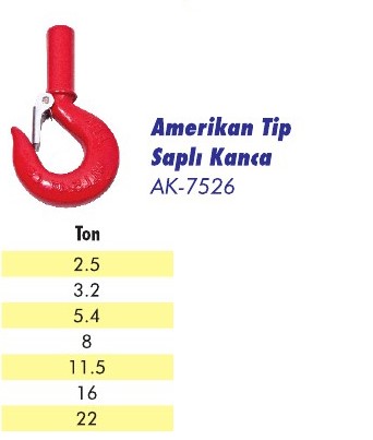 Amerikan Saplı Kanca