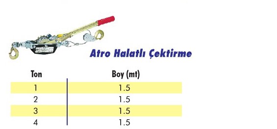 Atro Halatlı Çektirme