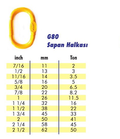 G80 Sapan Halkası